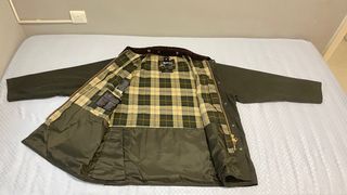 Chaqueta Barbour Verde y Marrón