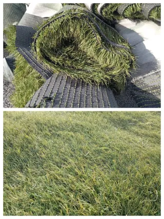 Césped artificial reciclado