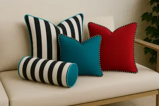 Cojín Decorativo Rayas colores