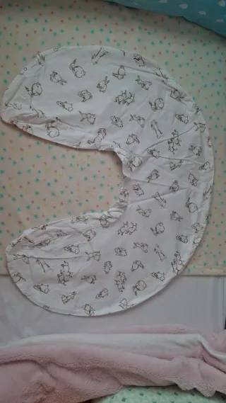 Cojín de lactancia + funda de cambio NUEVA