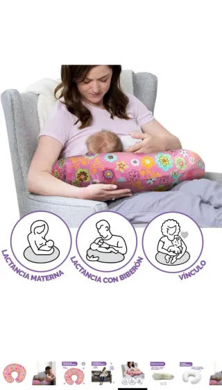 Cojín de lactancia + funda de cambio NUEVA
