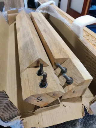 Mesa KARE DESIGN Madera Maciza Extra Grande. Nueva