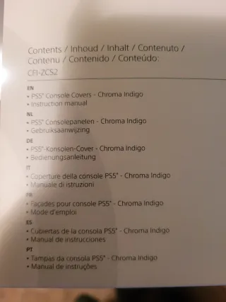 Cubierta PS5 Slim con lector Sony  Color chroma in