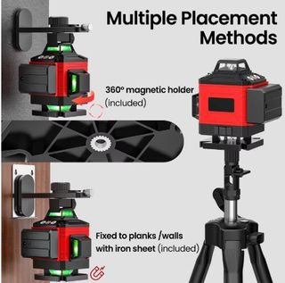 Nivel Láser 4D 16 Líneas + Trípode + 2 Baterías