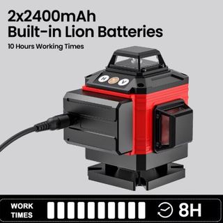 Nivel Láser 4D 16 Líneas + Trípode + 2 Baterías