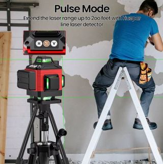 Nivel Láser 4D 16 Líneas + Trípode + 2 Baterías