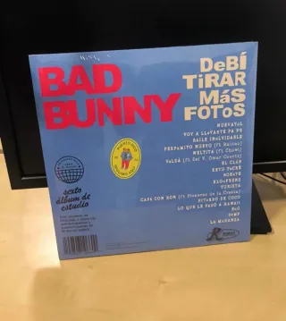 Bad Bunny Vinilo Debí tirar más fotos