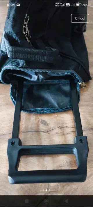 Borsone trolley Genart pratico ,capiente con ruote