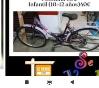 Bicicleta Infantil Poco Uso 30€