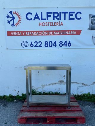 Mesa acero inox auxiliar