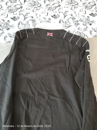 Polo Hackett Manga Larga Negro