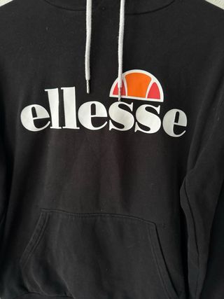 Sudadera Ellesse Negra Logo