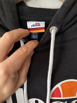 Sudadera Ellesse Negra Logo