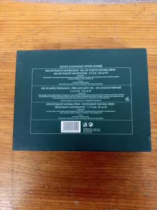 Estuche Adolfo Dominguez Vetiver Hombre