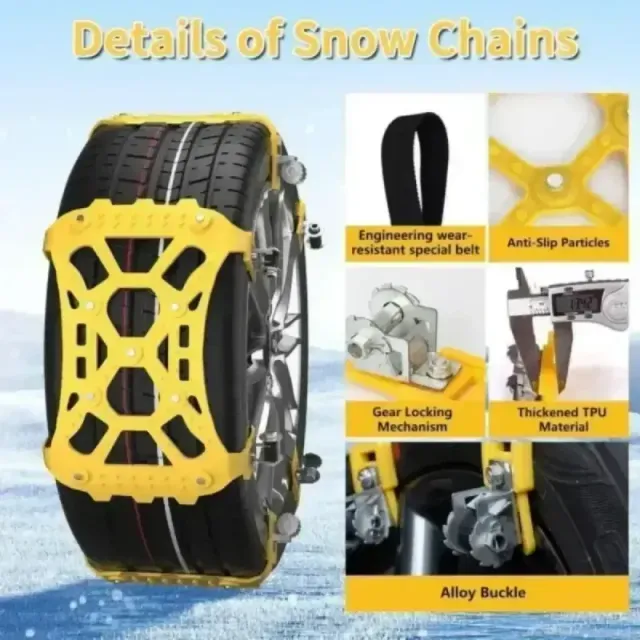 Cadenas Coche Nieve 6 unidades