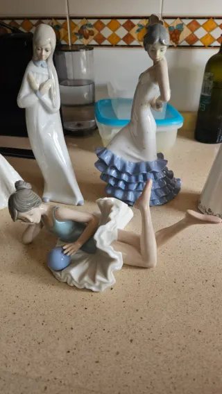 Muñecas de porcelana lladro 70 euros todo