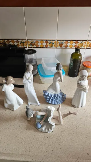 Muñecas de porcelana lladro 70 euros todo