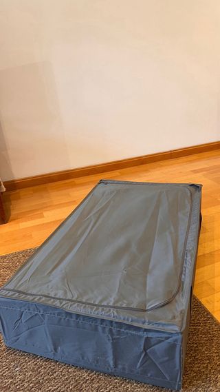 2 Cajas/bolsas de almacenamiento de tela plegable