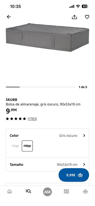 2 Cajas/bolsas de almacenamiento de tela plegable