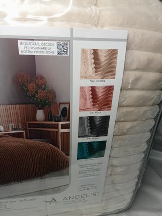 Trapunta Matrimoniale FLANNEL Double-Face - Angel'