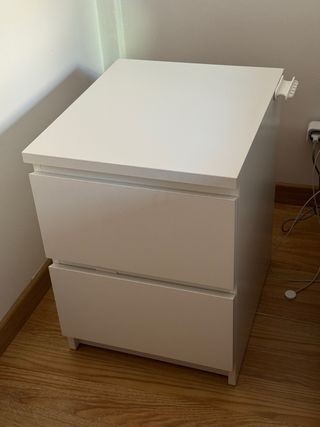 Cómoda Ikea MALM 2 cajones blanca