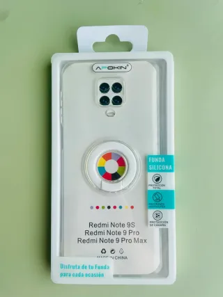 Cover con anello per Xiaomi Redmi Note 9S / 9 Pro trasparente