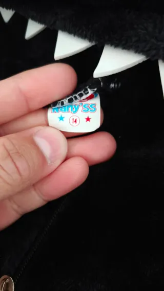 Disfraz de dragón negro