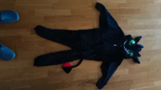 Disfraz de dragón negro