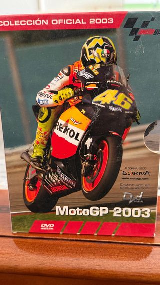 DVD MotoGP 2003 Colección Oficial 5 peliculas