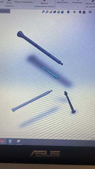 Punteiros para gaita,hechos en 3D. (ABS).