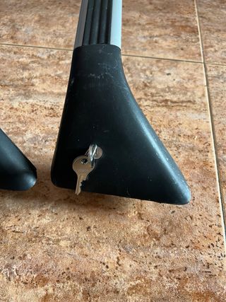 Baca aluminio con llave