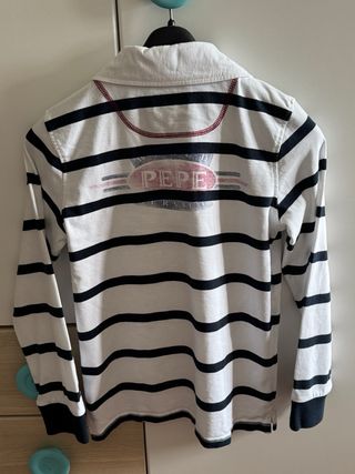 Polo Pepe Jeans niño rayas manga larga