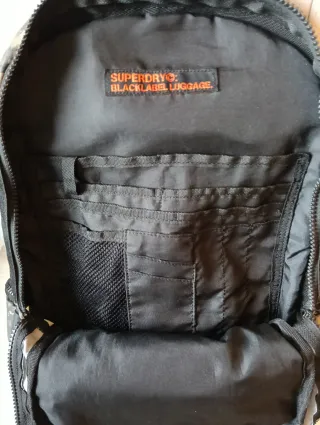 Superdry Zaino Sportivo Nero Multicolor