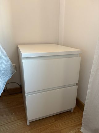 Cómoda Malm 2 cajones Ikea Blanca