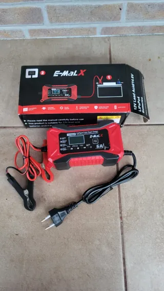 Cargador reparador baterías 12 v nuevo