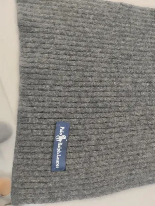 Bufanda Polo Ralph Lauren Gris 112cm x 21cm