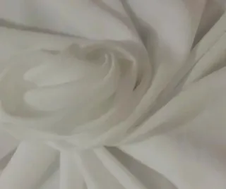 Tela Tipo Georguete Blanco Roto