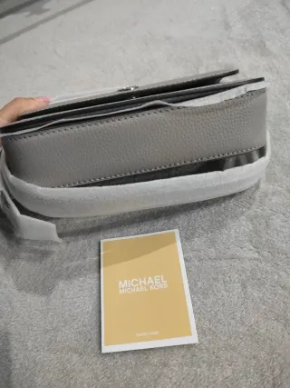 Borsetta Michael Kors Pelle Grigio Argento