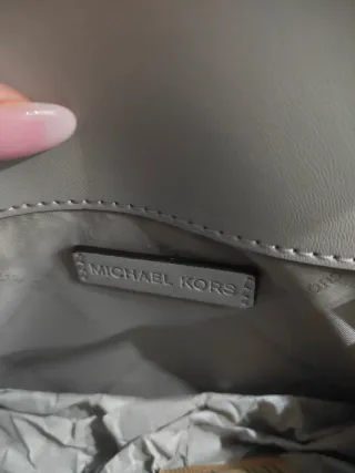 Borsetta Michael Kors Pelle Grigio Argento