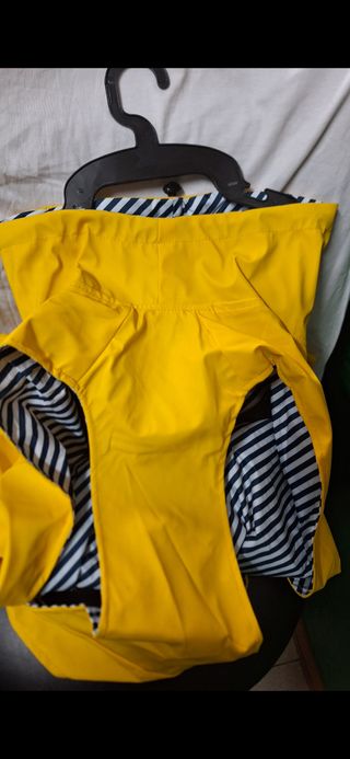 Impermeabile cane Flamingo giallo
