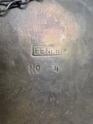 Balanza antigua de platos bronce