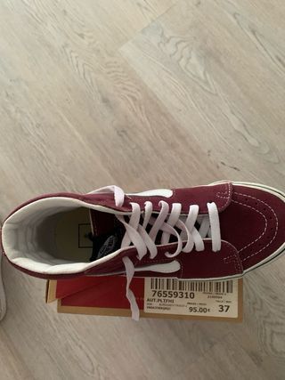 Zapatillas Vans Rojas