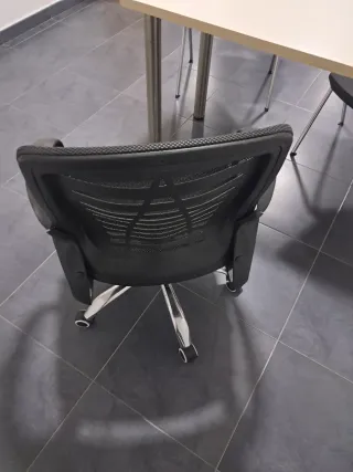 Silla de escritorio negra