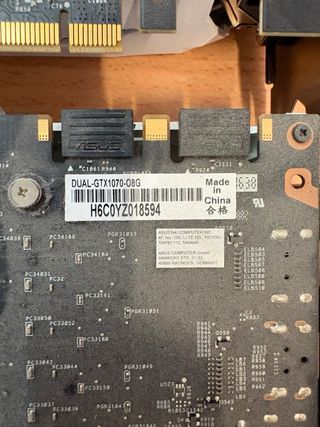 ASUS GTX 1070 8GB Dual OC