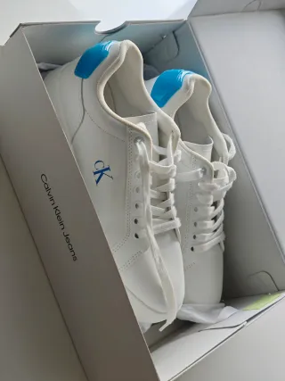 Zapatillas Calvin Klein Jeans Blancas Talla 42