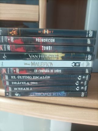 Lote 10 Películas Terror DVD (Español)