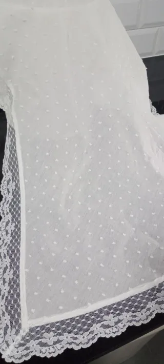 Mantilla de batista plumeti niña, qdulta