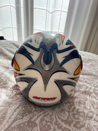 Casco Moto NZI Rojo y Azul