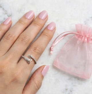 Anillo flecha de plata 925 auténtica deprimera ley