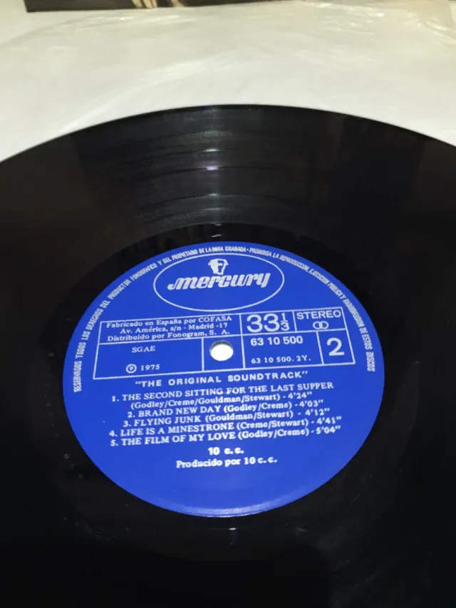 10CC The Original Soundtrack LP Vinilo 1975